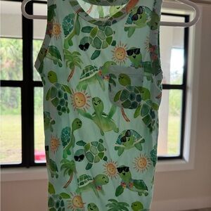 Birdie bean bamboo Turtle Print Tank Top